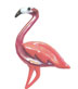 Glass Art Flamingo 